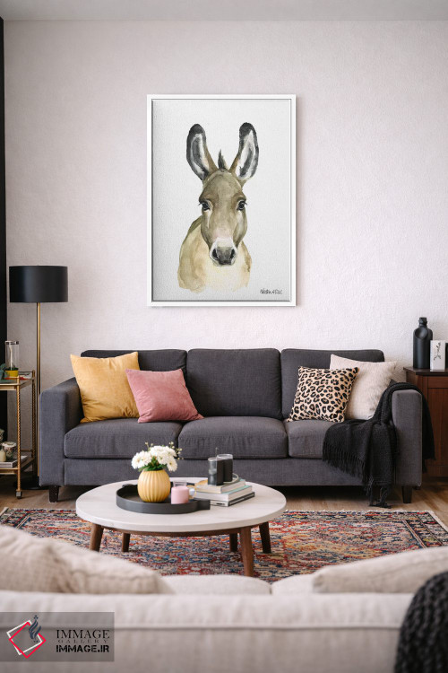تابلو دکوراتیو الاغ اثر کیرستن دیل - D3W