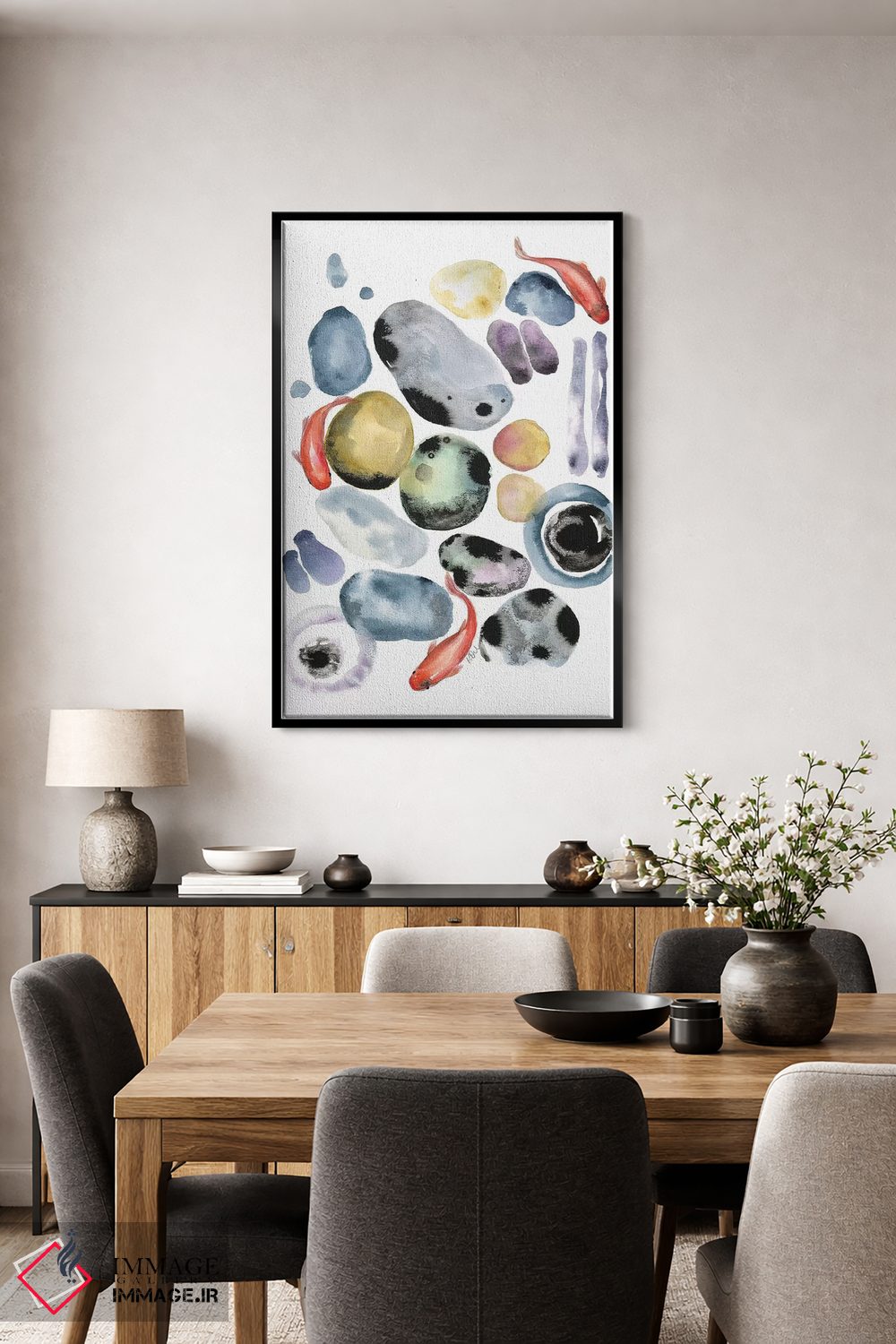 تابلو دکوراتیو کوی II اثر کیرستن دیل - D4B