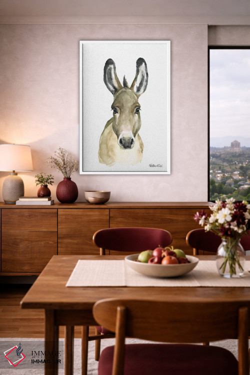 تابلو دکوراتیو الاغ اثر کیرستن دیل - D4W