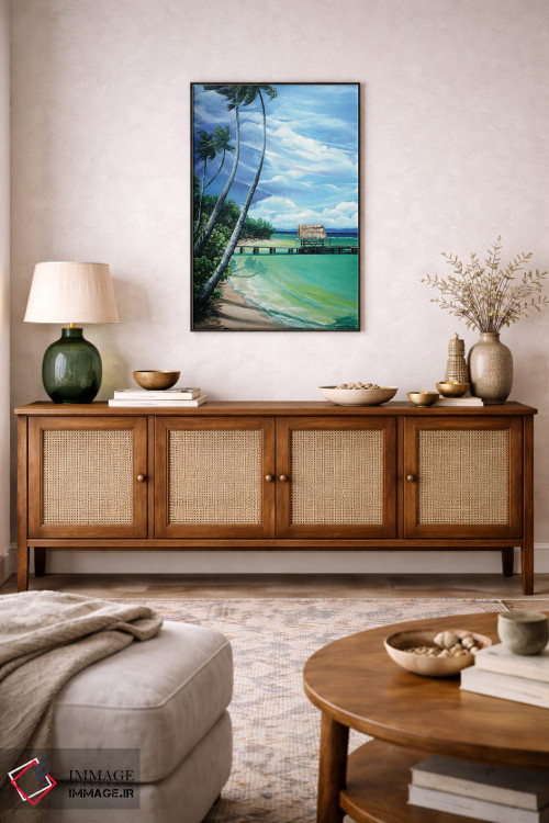 تابلو دکوراتیو نقطه کبوتر اثر کارین داون کلشال-بست - D5B