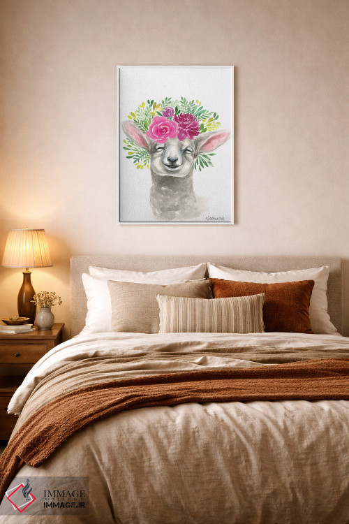 تابلو دکوراتیو بره بهاری اثر کیرستن دیل - D6W