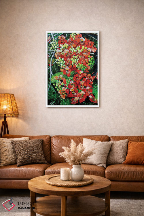 تابلو دکوراتیو فلومبویانت اثر کارین داون کلشال-بست - D2W