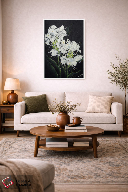 تابلو دکوراتیو زنجبیل پروانه ای اثر کارین داون کلشال-بست - D4W