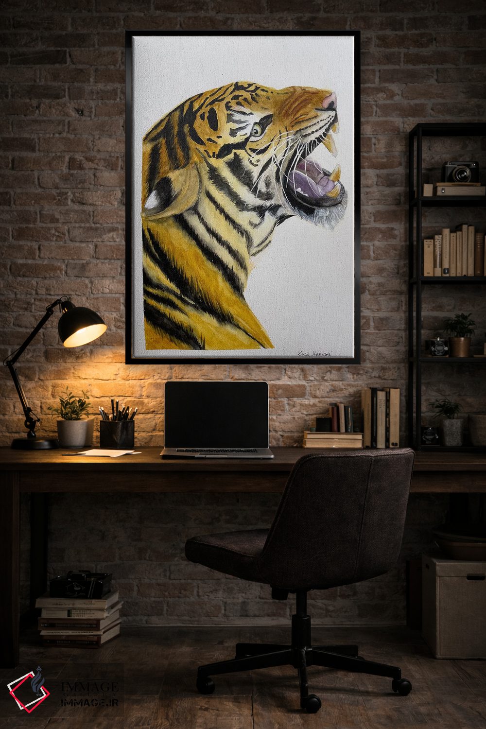 تابلو دکوراتیو میو گربه سان اثر لوسیا کازاردووا - D6B