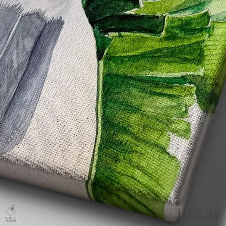 تابلو دکوراتیو توکان شاد اثر لوسیا کازاردووا - نمای نزدیک بافت بوم