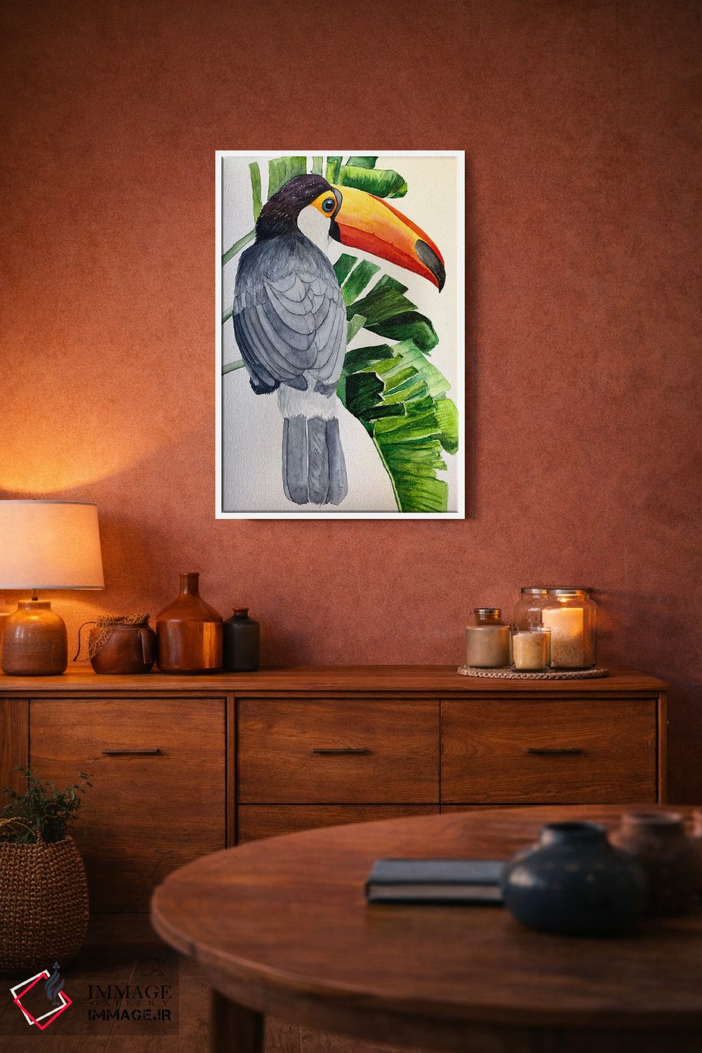 تابلو دکوراتیو توکان شاد اثر لوسیا کازاردووا - D4W