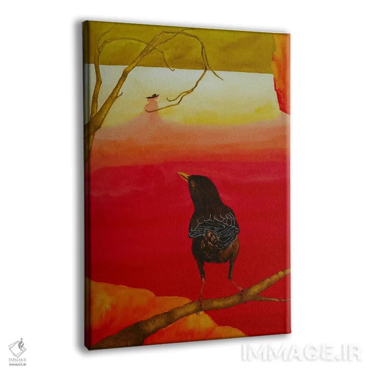 تابلو دکوراتیو دریای سرخ اثر کارینا دانیلچوک - نمای پرسپکتیو محصول