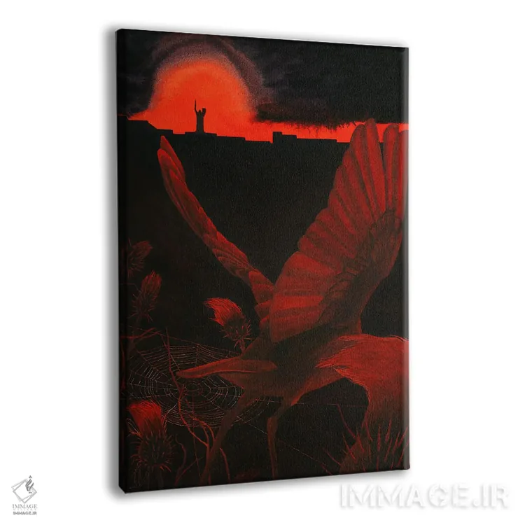 تابلو دکوراتیو هسته ای اثر کارینا دانیلچوک - نمای پرسپکتیو محصول