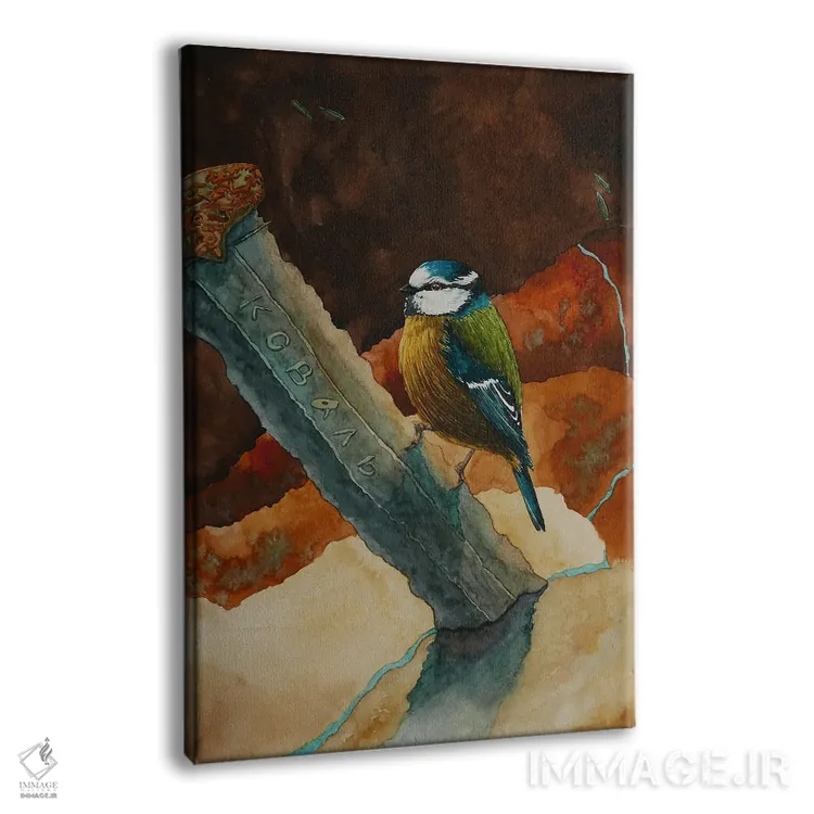 تابلو دکوراتیو شمشیر لودوتا اثر کارینا دانیلچوک - نمای پرسپکتیو محصول