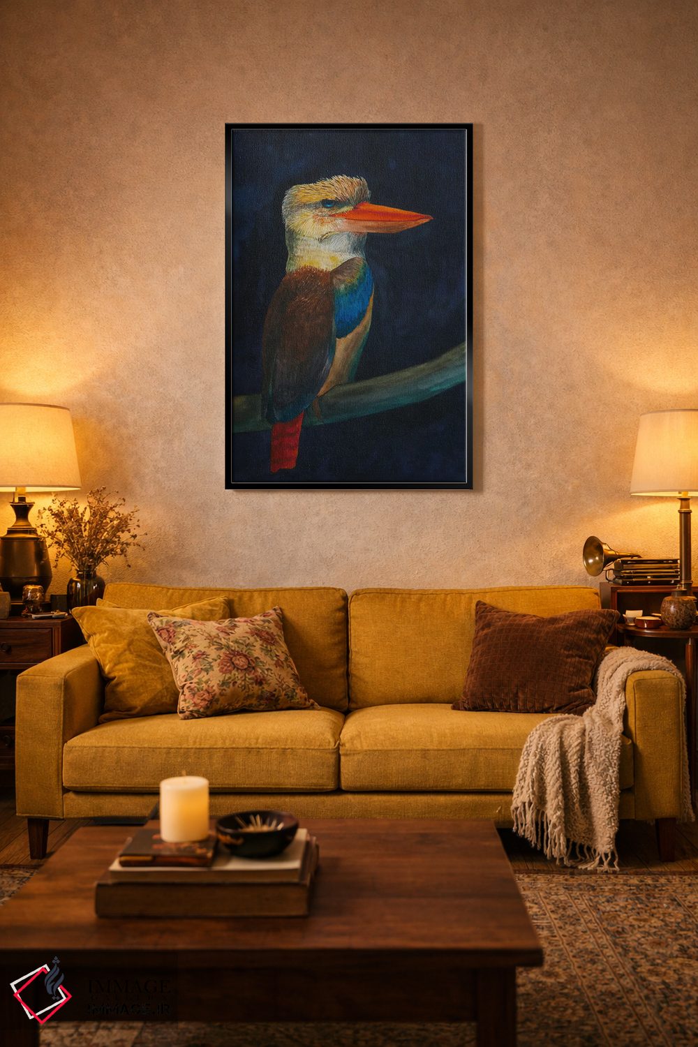 تابلو دکوراتیو کوکابورا اثر کارینا دانیلچوک - D4B