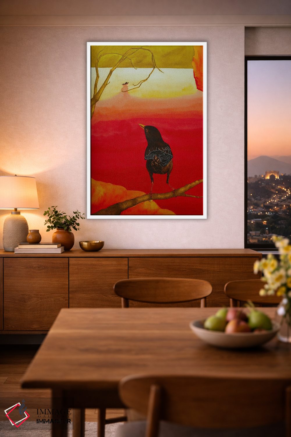 تابلو دکوراتیو دریای سرخ اثر کارینا دانیلچوک - D1W