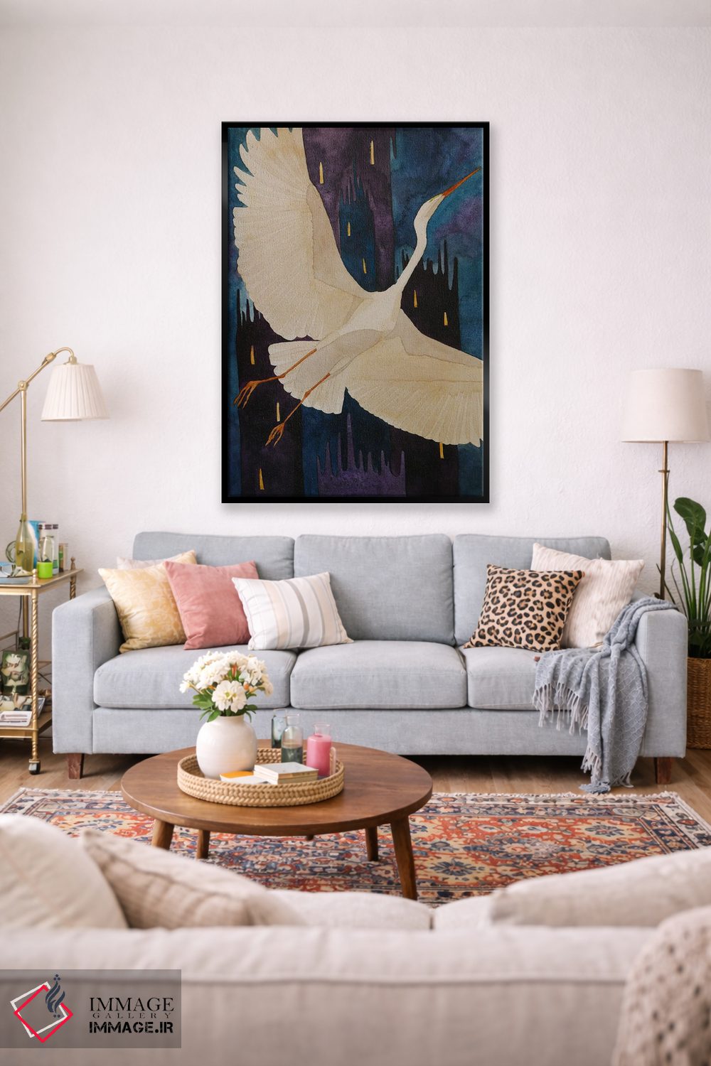 تابلو دکوراتیو رویای شبانه اثر کارینا دانیلچوک - D3B
