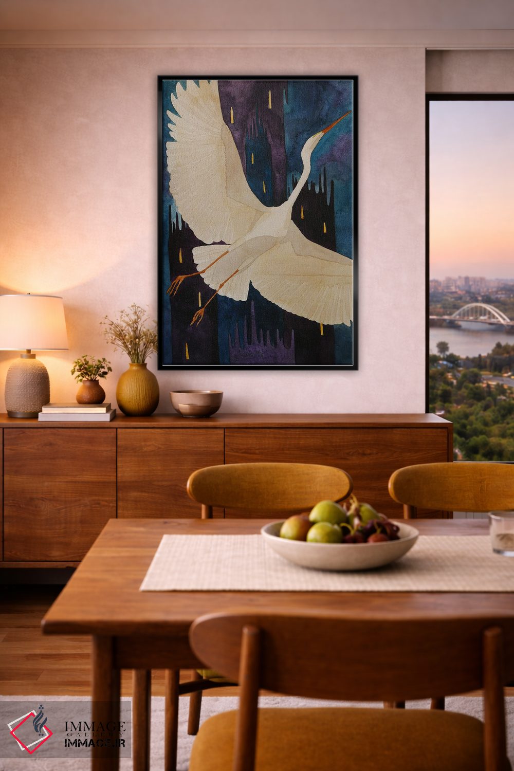 تابلو دکوراتیو رویای شبانه اثر کارینا دانیلچوک - D6B