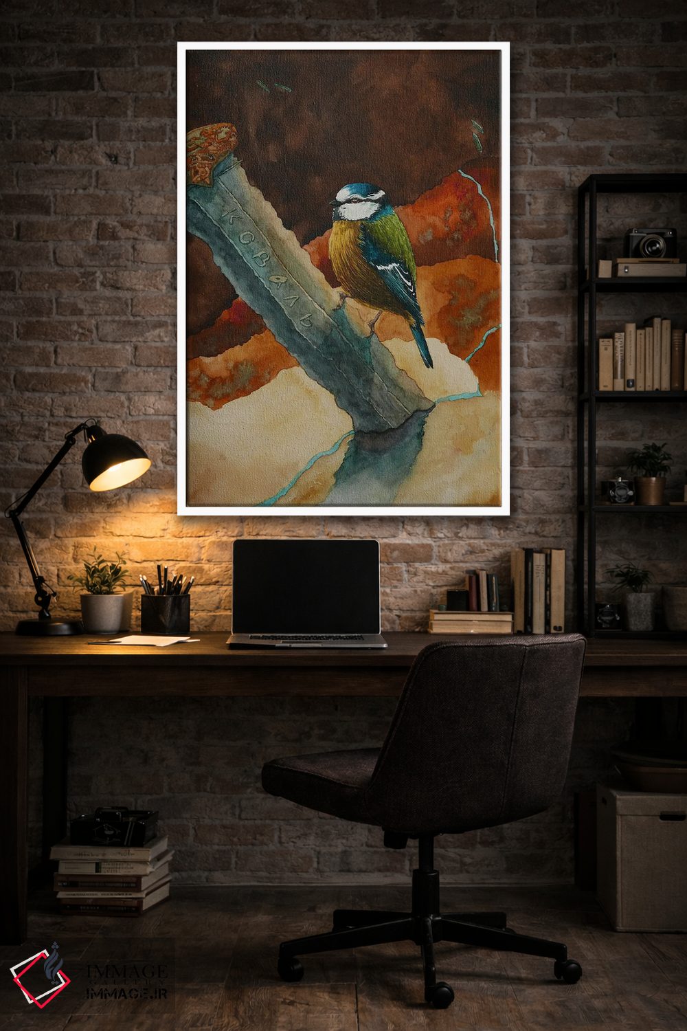 تابلو دکوراتیو شمشیر لودوتا اثر کارینا دانیلچوک - D3W