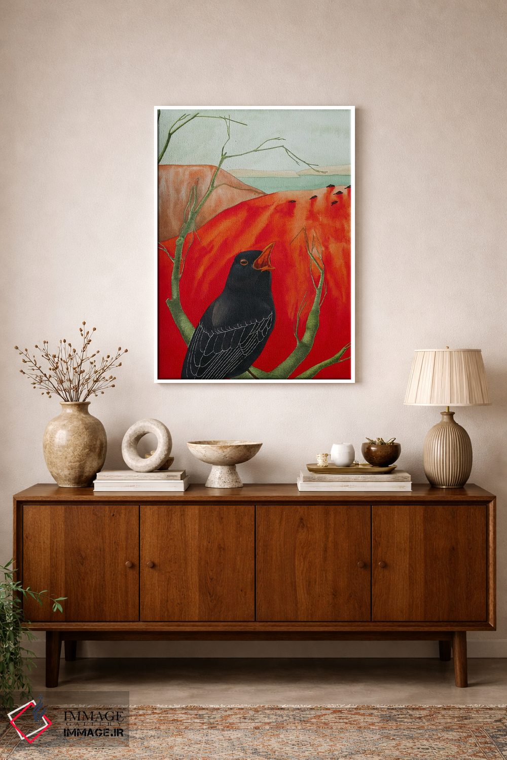 تابلو دکوراتیو فریاد اثر کارینا دانیلچوک - D1W