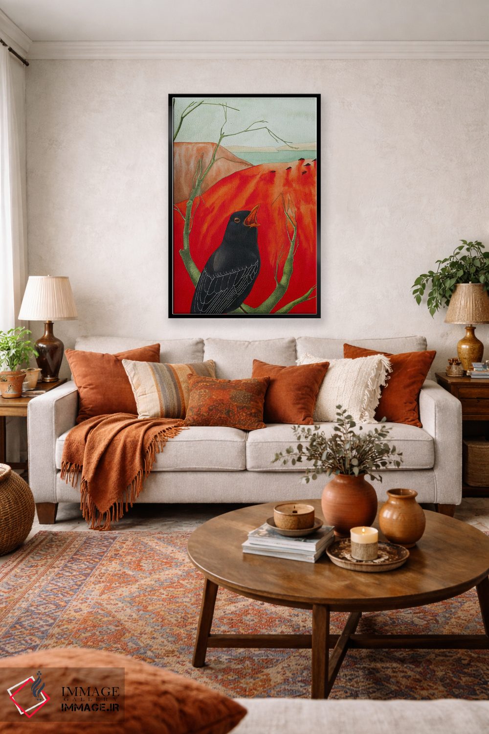 تابلو دکوراتیو فریاد اثر کارینا دانیلچوک - D5B