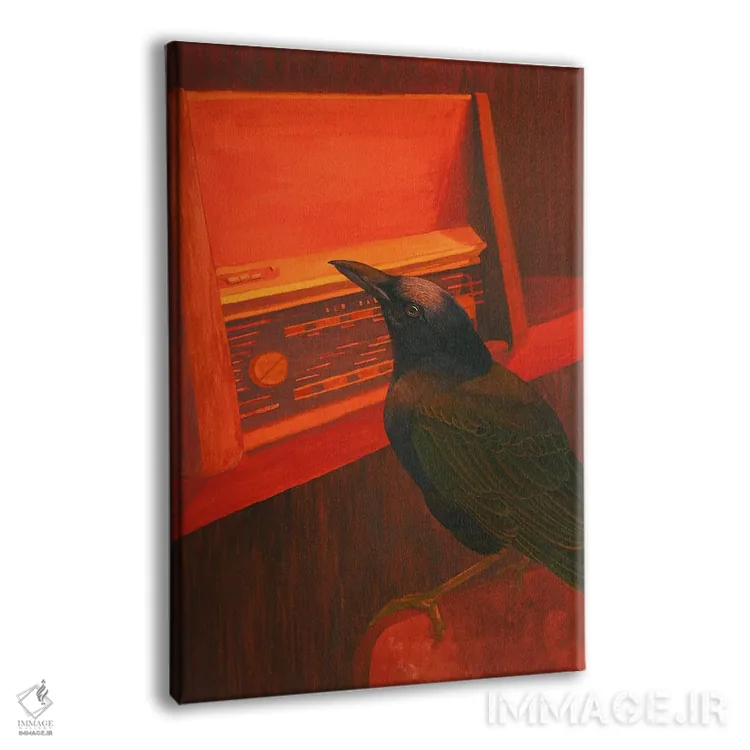 تابلو دکوراتیو رادیو اثر کارینا دانیلچوک - نمای پرسپکتیو محصول