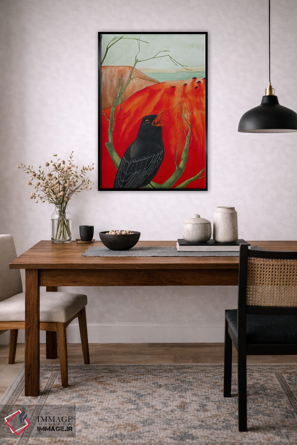 تابلو دکوراتیو فریاد اثر کارینا دانیلچوک - D6B