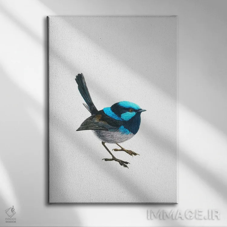 تابلو دکوراتیو سپتامبر سرد اثر کارینا دانیلچوک - نمای روبهرو روی دیوار