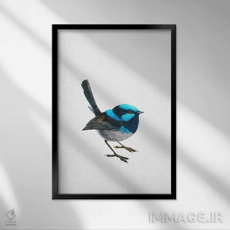 تابلو دکوراتیو سپتامبر سرد اثر کارینا دانیلچوک - نمای قابدار مشکی