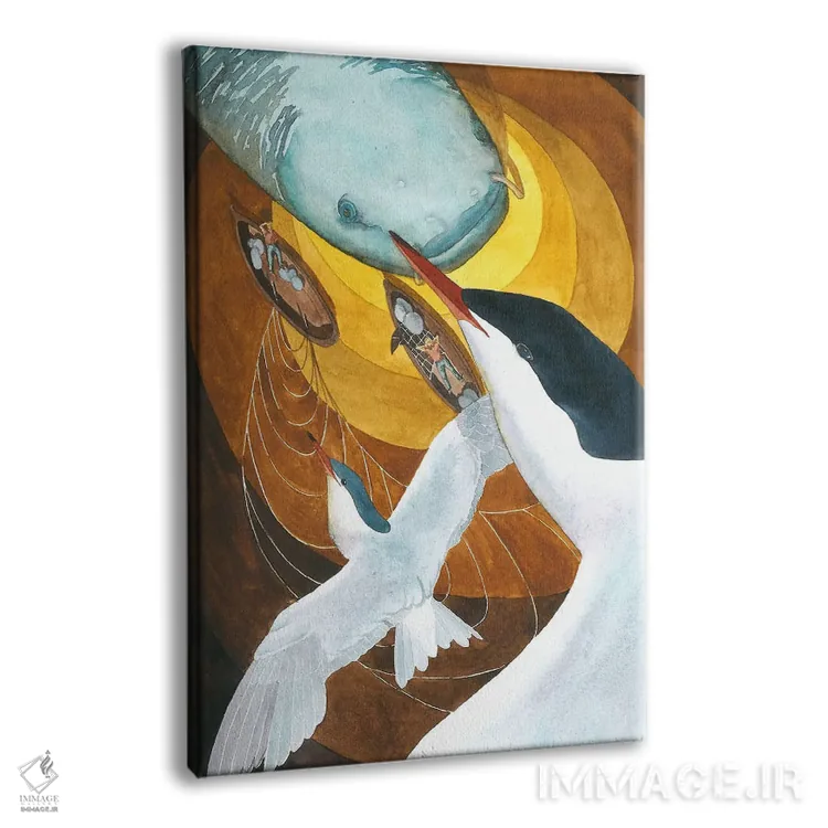 تابلو دکوراتیو سینه بند سکاها اثر کارینا دانیلچوک - نمای پرسپکتیو محصول