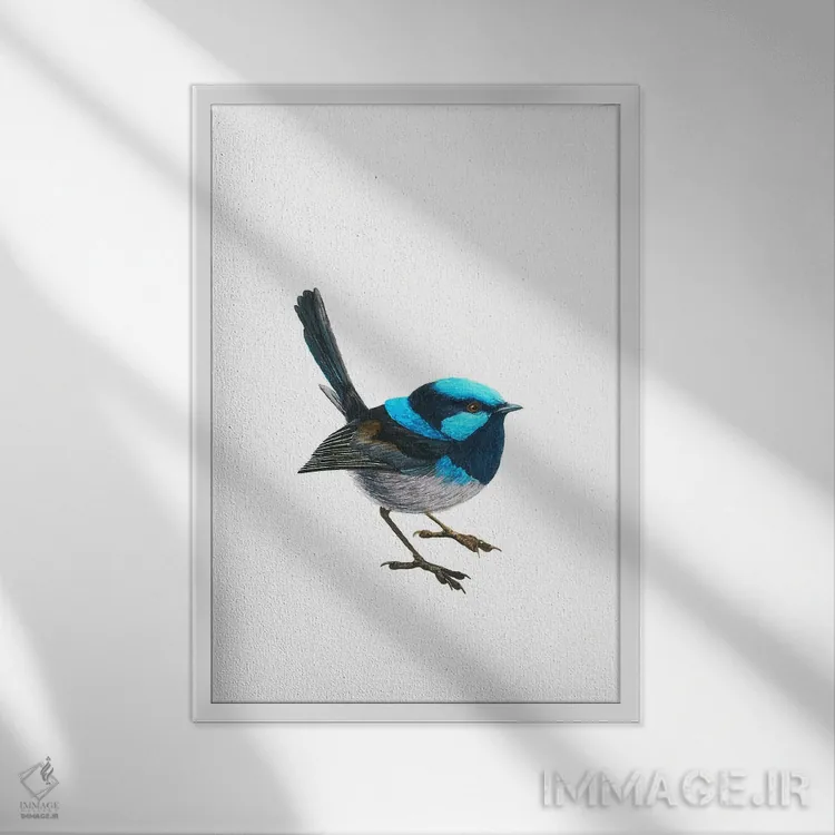 تابلو دکوراتیو سپتامبر سرد اثر کارینا دانیلچوک - نمای قابدار سفید