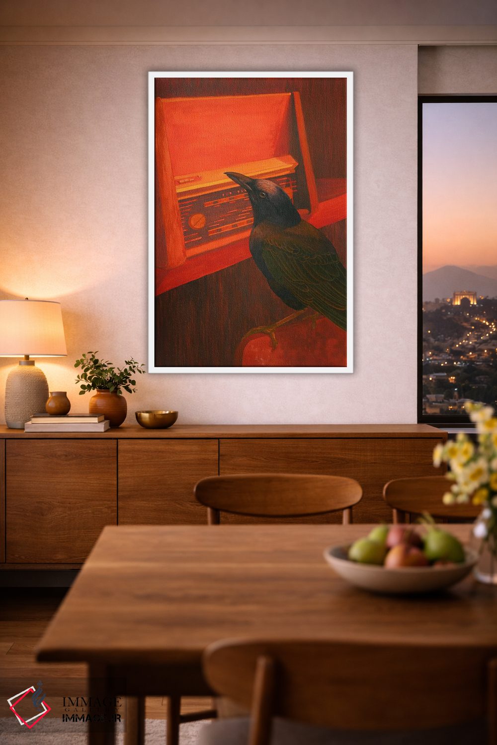 تابلو دکوراتیو رادیو اثر کارینا دانیلچوک - D1W