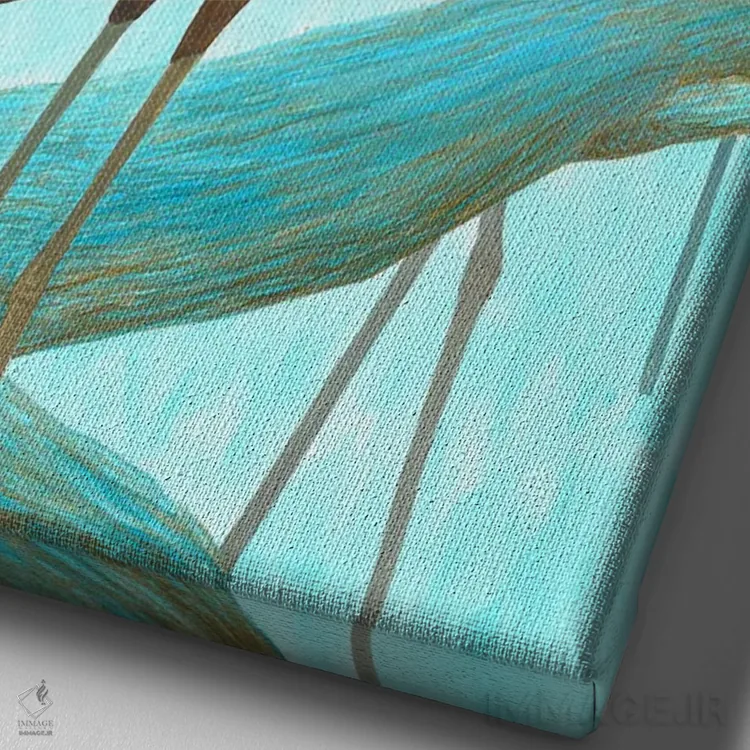 تابلو دکوراتیو هوشیاری اثر کارینا دانیلچوک - نمای نزدیک بافت بوم