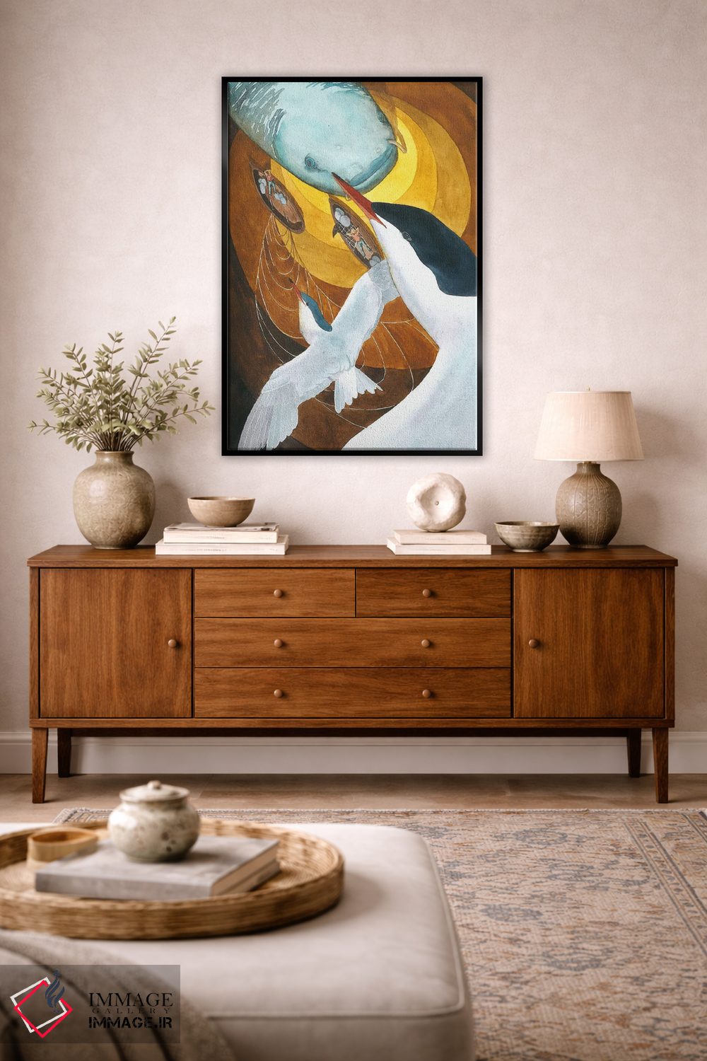 تابلو دکوراتیو سینه بند سکاها اثر کارینا دانیلچوک - D2B