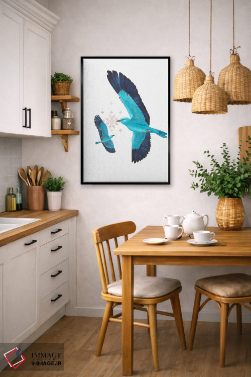 تابلو دکوراتیو دو غلت زن اروپایی در دیدار اثر کارینا دانیلچوک - D6B