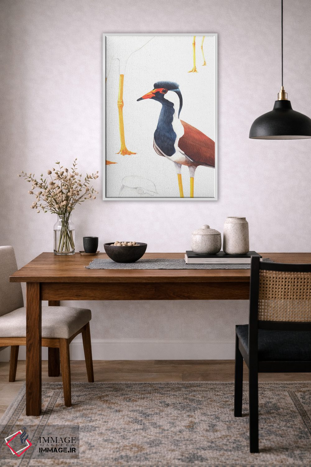 تابلو دکوراتیو مهمانی منقرض شده اثر کارینا دانیلچوک - D3W