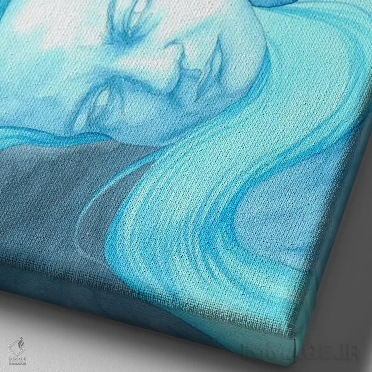 تابلو دکوراتیو قوی بودن اثر کارینا دانیلچوک - نمای نزدیک بافت بوم