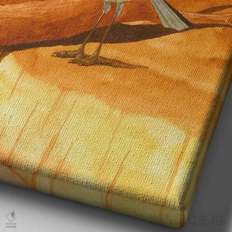 تابلو دکوراتیو نسل کشی زیست محیطی نوا کاخوکا اثر کارینا دانیلچوک - نمای نزدیک بافت بوم