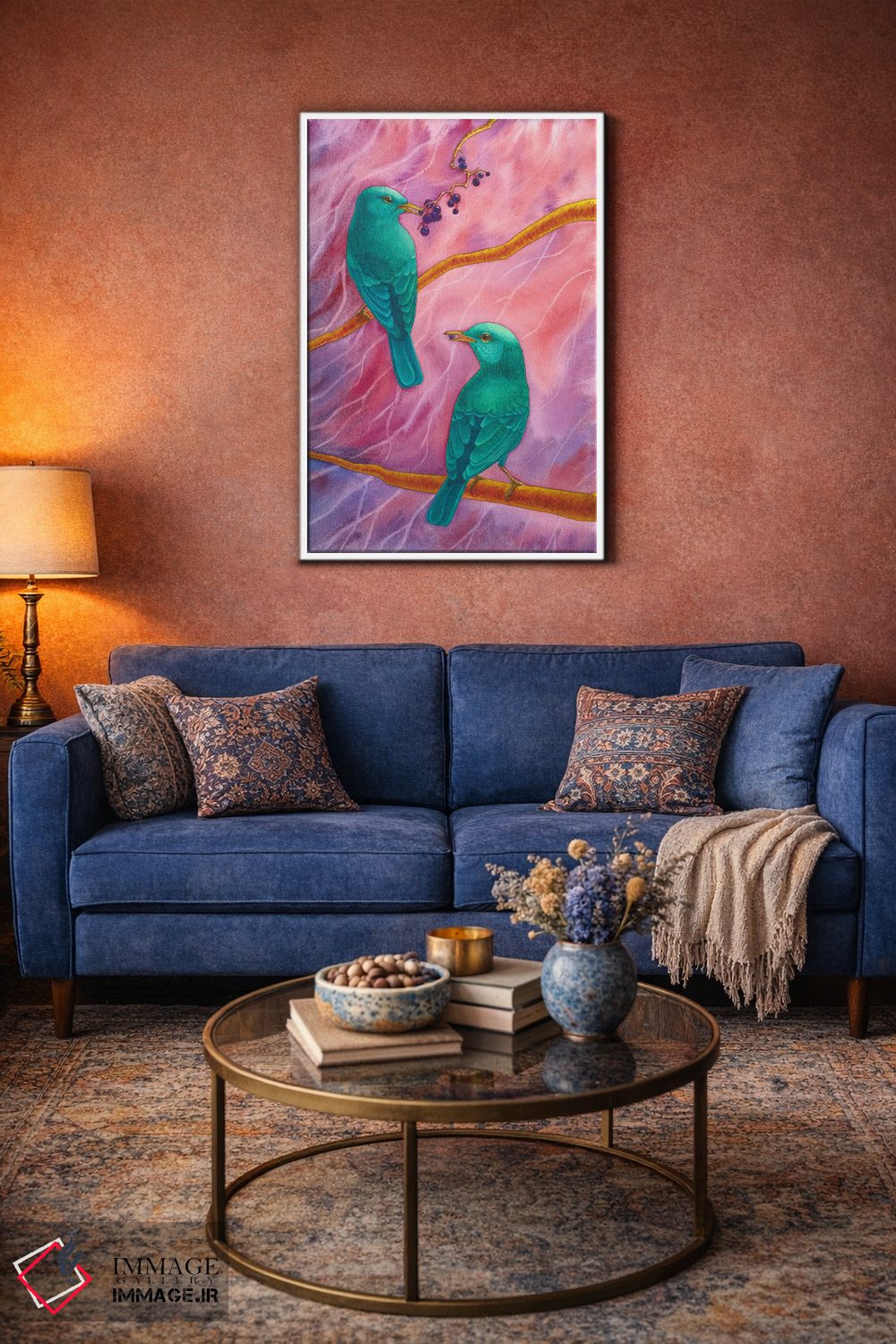 تابلو دکوراتیو داستان صورتی اثر کارینا دانیلچوک - D3W