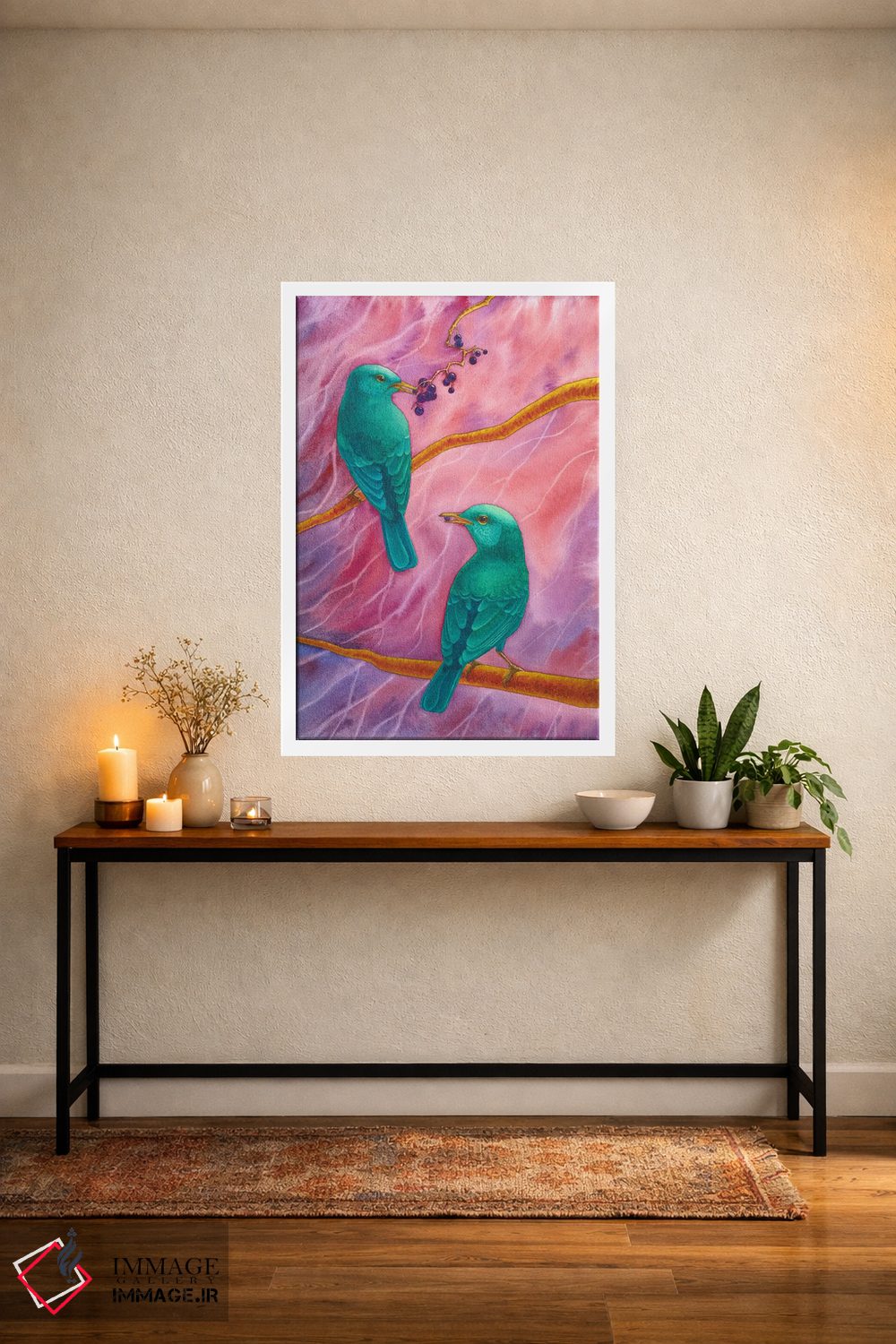 تابلو دکوراتیو داستان صورتی اثر کارینا دانیلچوک - D4W