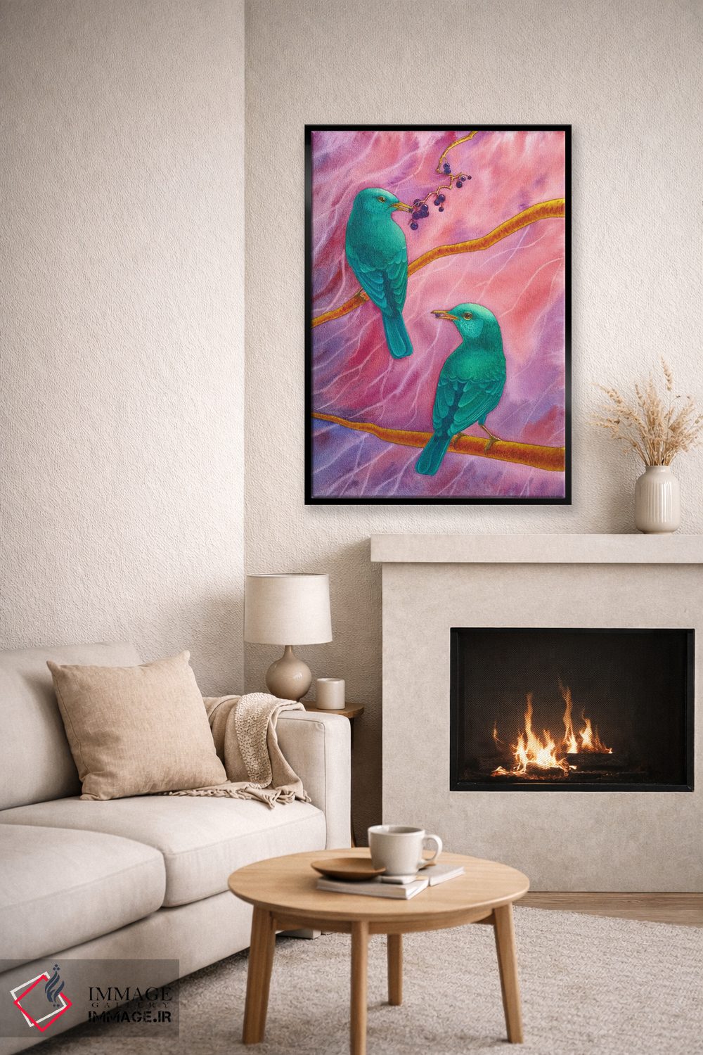 تابلو دکوراتیو داستان صورتی اثر کارینا دانیلچوک - D6B