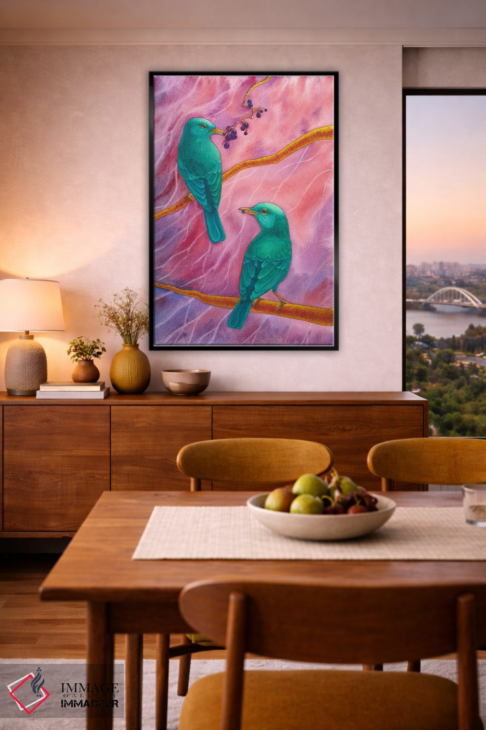 تابلو دکوراتیو داستان صورتی اثر کارینا دانیلچوک - D5B