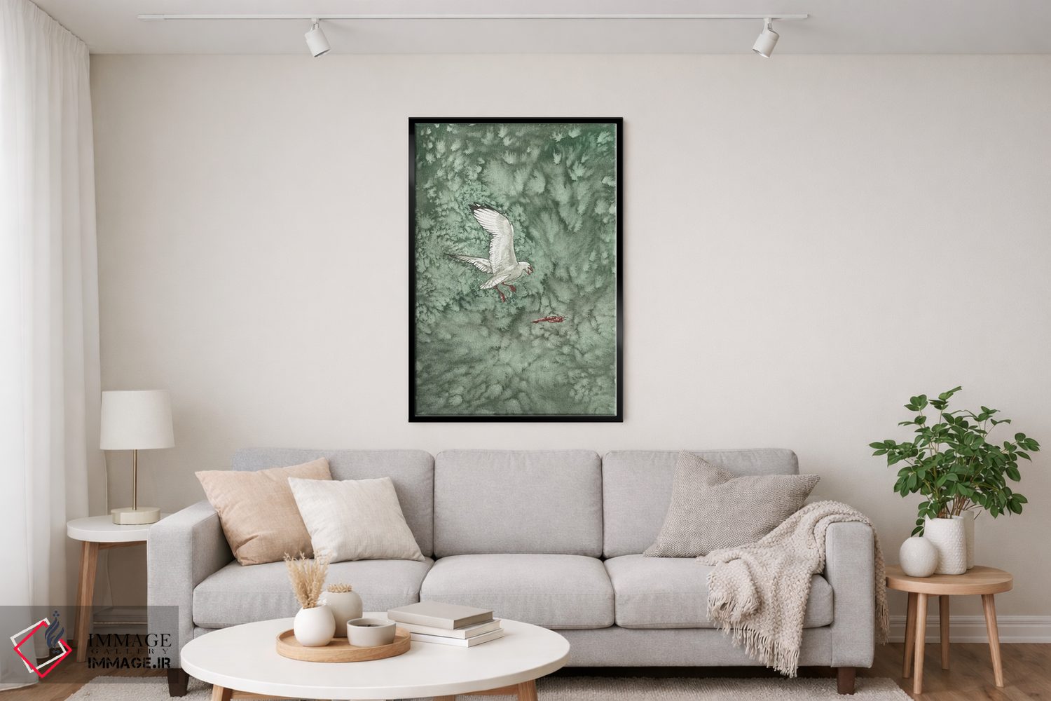 تابلو دکوراتیو استرن دریاچه سبز با زباله اثر کارینا دانیلچوک - D3B