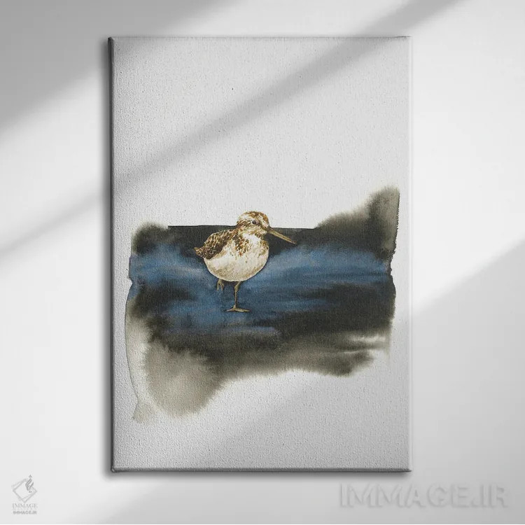 تابلو دکوراتیو رودخانه سیاه اثر کارینا دانیلچوک - نمای روبهرو روی دیوار