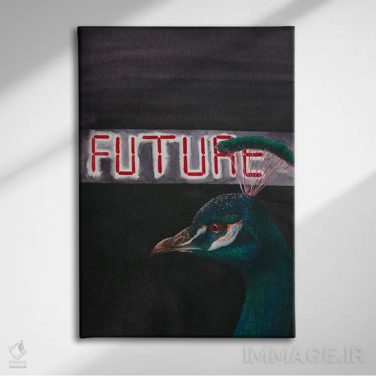 تابلو دکوراتیو آینده اثر کارینا دانیلچوک - نمای روبهرو روی دیوار