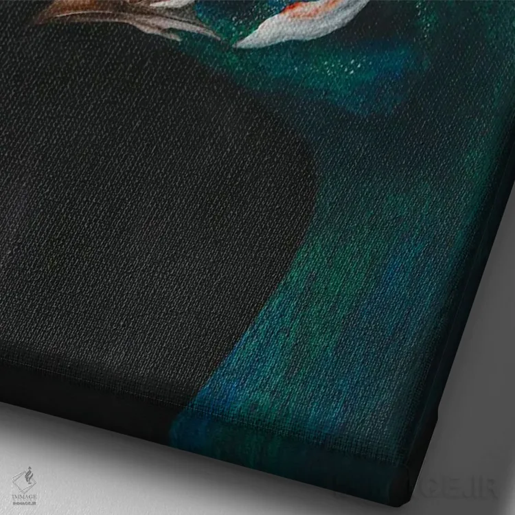 تابلو دکوراتیو آینده اثر کارینا دانیلچوک - نمای نزدیک بافت بوم