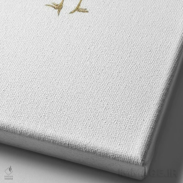 تابلو دکوراتیو پاشلک چوبی اثر کارینا دانیلچوک - نمای نزدیک بافت بوم