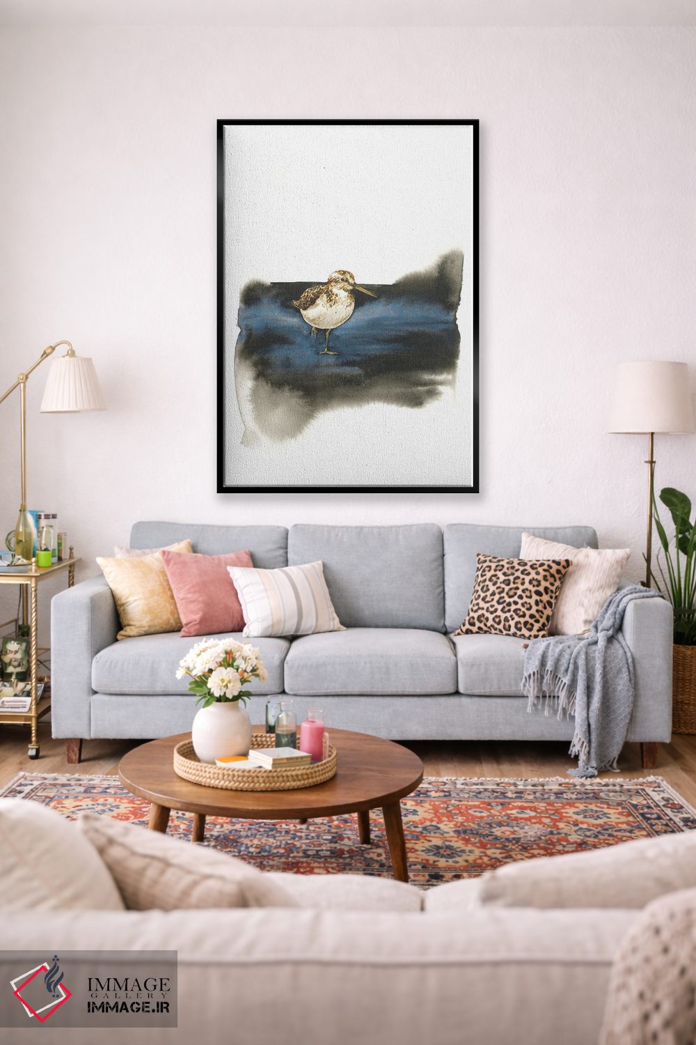 تابلو دکوراتیو رودخانه سیاه اثر کارینا دانیلچوک - D1B