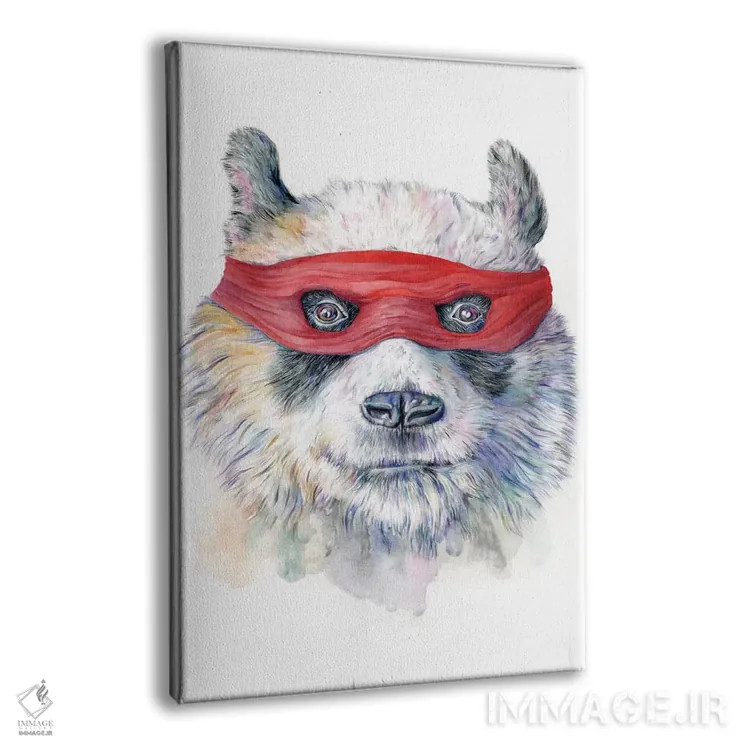 تابلو دکوراتیو پاندا اثر براندون کیهنر - نمای پرسپکتیو محصول