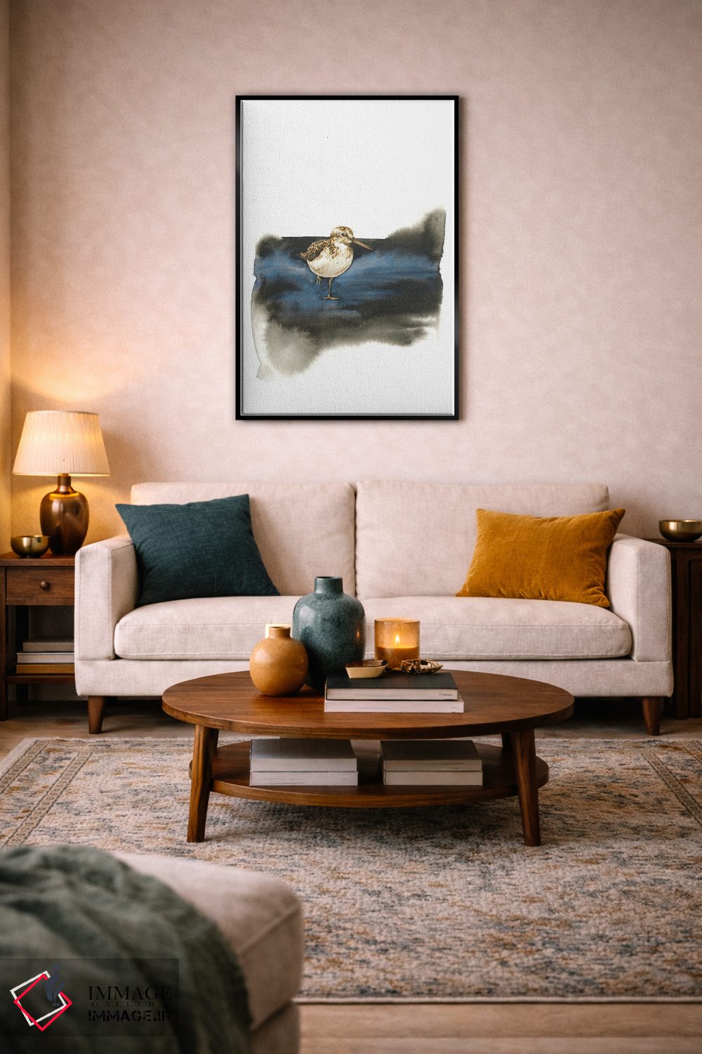 تابلو دکوراتیو رودخانه سیاه اثر کارینا دانیلچوک - D5B