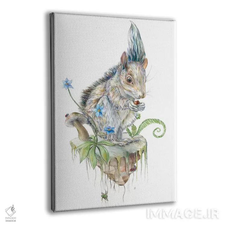 تابلو دکوراتیو جزیره سنجاب اثر براندون کیهنر - نمای پرسپکتیو محصول