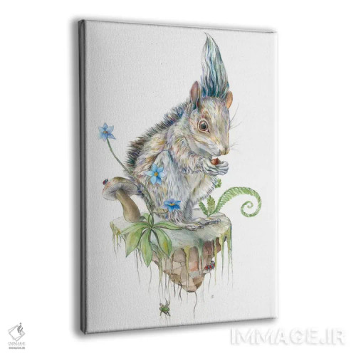 تابلو دکوراتیو جزیره سنجاب اثر براندون کیهنر - نمای پرسپکتیو محصول