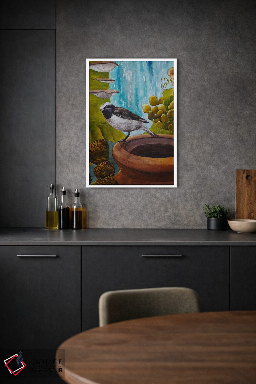 تابلو دکوراتیو جای پنهان اثر کارینا دانیلچوک - D1W