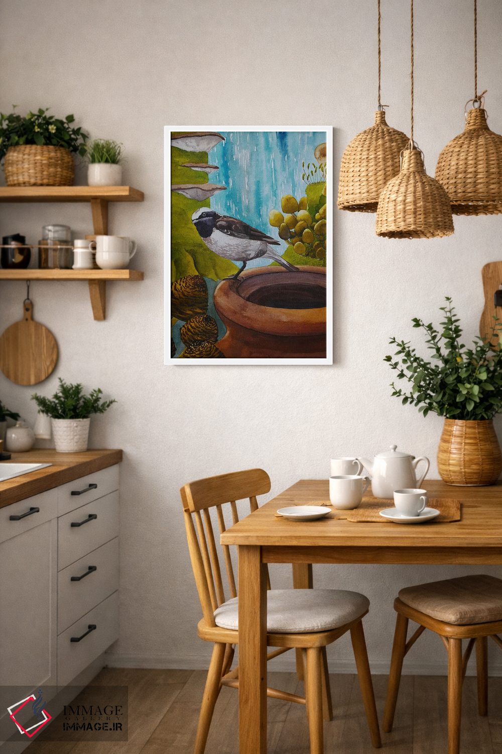 تابلو دکوراتیو جای پنهان اثر کارینا دانیلچوک - D5W