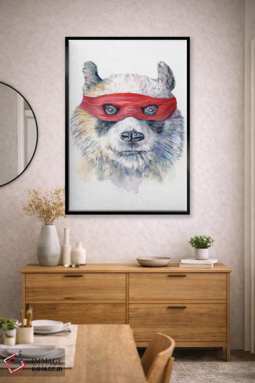 تابلو دکوراتیو پاندا اثر براندون کیهنر - D2B